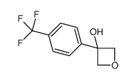 3-(4-(Trifluoromethyl)phenyl)oxetan-3-ol结构式