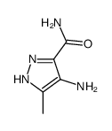 1H-Pyrazole-3-carboxamide,4-amino-5-methyl-(9CI)结构式