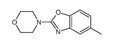 5-Methyl-2-Morpholinobenzo[d]oxazole结构式