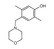 2,5-Dimethyl-4-morpholinomethylphenol结构式