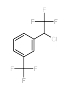 Benzene,1-(1-chloro-2,2,2-trifluoroethyl)-3-(trifluoromethyl)-结构式