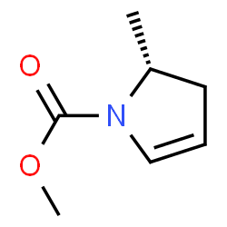 1H-Pyrrole-1-carboxylicacid,2,3-dihydro-2-methyl-,methylester,(2R)-(9CI) Structure