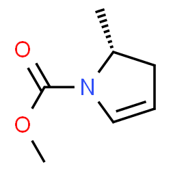 1H-Pyrrole-1-carboxylicacid,2,3-dihydro-2-methyl-,methylester,(2R)-(9CI)结构式