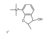 [(2R,3S)-3-hydroxy-2-methyl-2,3-dihydro-1-benzofuran-7-yl]-trimethylazanium,iodide Structure