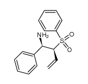 (1R,2S)-1-phenyl-2-(phenylsulfonyl)but-3-en-1-amine结构式