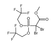 methyl 2-[bis(2,2,2-trifluoroethoxy)phosphoryl]-2,2-dibromoacetate结构式