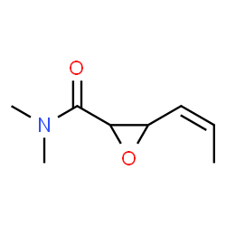 Oxiranecarboxamide, N,N-dimethyl-3-(1-propenyl)- (9CI)结构式