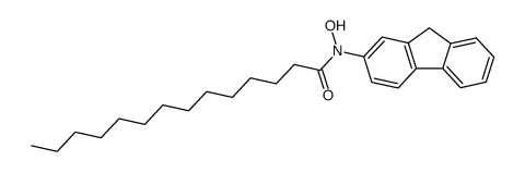 N-Hydroxy-N-2-tetradecanoylaminofluoren Structure