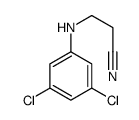 3-(3,5-dichloroanilino)propanenitrile Structure