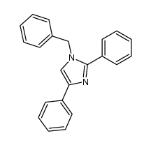 1-benzyl-2,4-diphenyl-1H-imidazole结构式