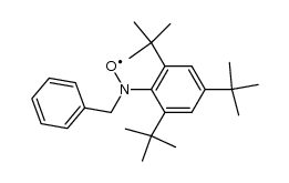 Benzyl-(2,4,6-tri-tert-butylphenyl)nitroxid Structure