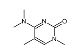 4-(dimethylamino)-1,5-dimethylpyrimidin-2-one结构式