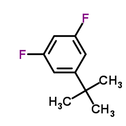 1-Tert-Butyl-3,5-difluorobenzene结构式