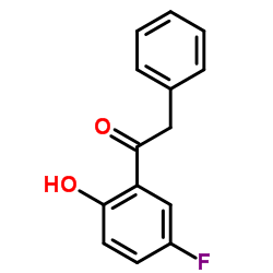 5'-FLUORO-2'-HYDROXY-2-PHENYLACETOPHENONE structure