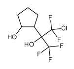 2-(1-chloro-1,1,3,3,3-pentafluoro-2-hydroxypropan-2-yl)cyclopentan-1-ol结构式