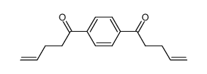 1-(4-(pent-4-enoyl)phenyl)pent-4-en-1-one结构式