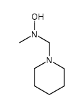 N-methyl-N-piperidin-1-ylmethyl-hydroxylamine Structure