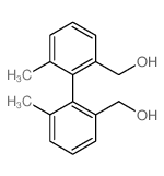 [1,1'-Biphenyl]-2,2'-dimethanol,6,6'-dimethyl- Structure