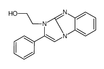 2-(2-phenyl-1H-imidazo[1,2-a]benzimidazol-1-yl)ethanol结构式