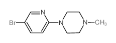 1-(5-bromopyridin-2-yl)-4-methylpiperazine structure