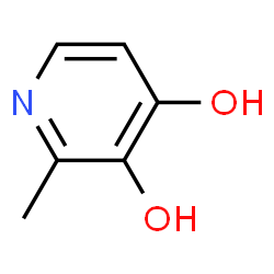 3,4-Pyridinediol, 2-methyl- (9CI) structure