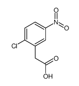 {2-chloro-5-nitrophenyl}acetic acid Structure