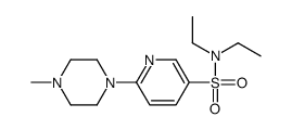 3-Pyridinesulfonamide, N,N-diethyl-6-(4-methyl-1-piperazinyl)-结构式