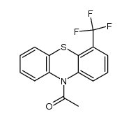 10-acetyl-4-trifluoromethyl-10H-phenothiazine结构式