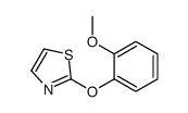 2-(2-methoxyphenoxy)-1,3-thiazole结构式