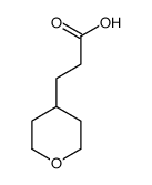 四氢-2H-吡喃-4-丙酸结构式