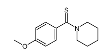 (4-methoxyphenyl)-piperidin-1-ylmethanethione Structure