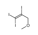 1,1,2-triiodo-3-methoxyprop-1-ene结构式