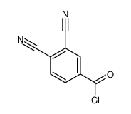 3,4-dicyanobenzoyl chloride结构式