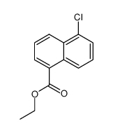 5-chloro-[1]naphthoic acid ethyl ester结构式