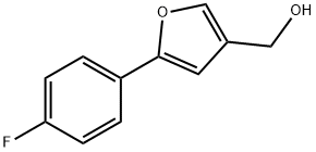 [5-(4-Fluorophenyl)-3-furyl]methanol structure