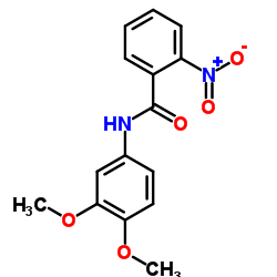 N-(3,4-Dimethoxyphenyl)-2-nitrobenzamide结构式