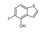 5-fluoro-4-hydroxybenzothiophene Structure