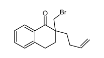 2-(bromomethyl)-2-but-3-enyl-3,4-dihydronaphthalen-1-one结构式