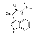 2-(1H-indol-3-yl)-N',N'-dimethyl-2-oxoacetohydrazide Structure