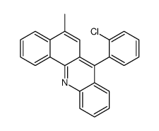 7-(2-chlorophenyl)-5-methylbenzo[c]acridine Structure