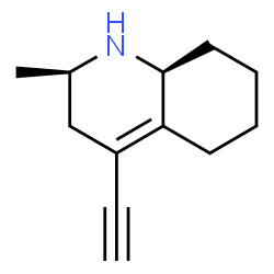 Quinoline, 4-ethynyl-1,2,3,5,6,7,8,8a-octahydro-2-methyl-, (2R,8aS)-rel- (9CI)结构式