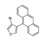 3-(9-Anthryl)-4-bromothiophene Structure