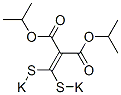 [Bis(potassiothio)methylene]malonic acid di(isopropyl) ester structure