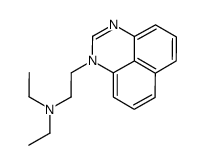 N,N-diethyl-2-perimidin-1-ylethanamine结构式
