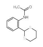 Acetamide,N-[2-(1,3-dithian-2-yl)phenyl]-结构式