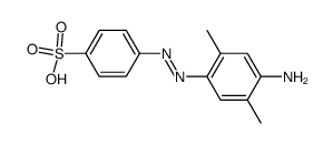 p-[(4-amino-2,5-xylyl)azo]benzenesulphonic acid结构式