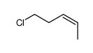 (Z)-5-chloropent-2-ene structure