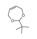 2-tert-butyl-4,7-dihydro-1,3-dioxepine结构式
