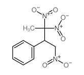 Benzene,[2,2-dinitro-1-(nitromethyl)propyl]- Structure