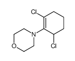 4-(2,6-dichlorocyclohexen-1-yl)morpholine结构式
